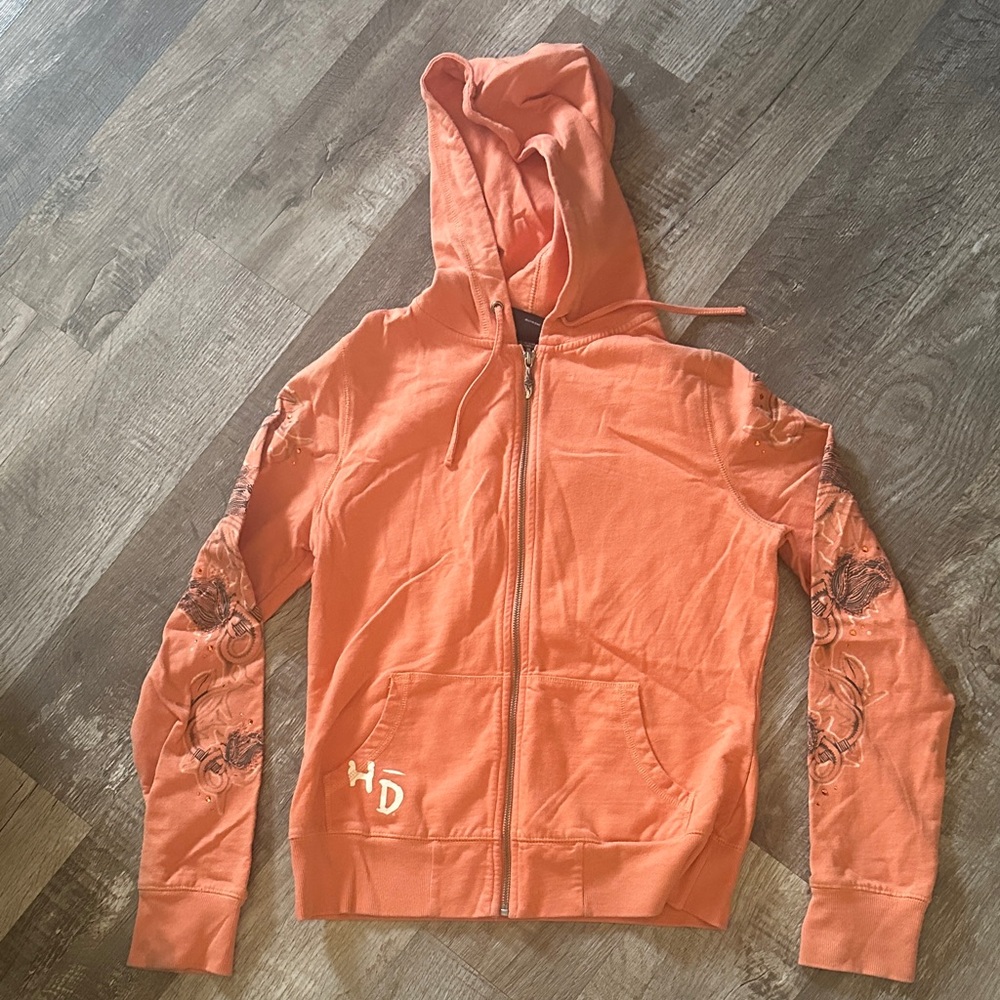 Harley-Davidson Orange Hoodie
